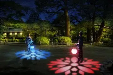 The Naked Distance Lanterns are an inventive way of maintaining space from others
