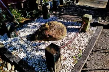 The "white rock" of Shiroishi