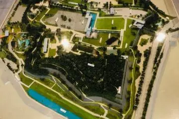 Miniature map of the castle park