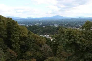 View from atop Nihonmatsu Castle