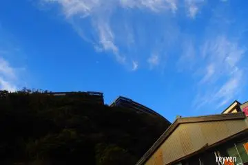 The sky in Isogo was deep and wide and blue