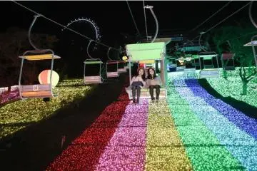Illuminations seen from the sky