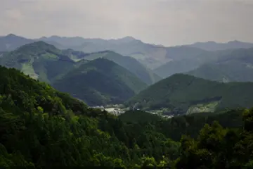 Photo: View of Hongu, Oyunohara and the Kii mountains. – Virginia Gonzalez / JT