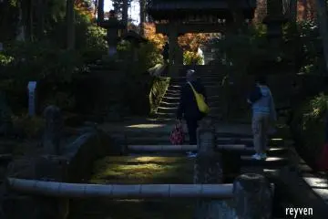 The stairs leading to Jochi-ji Temple.