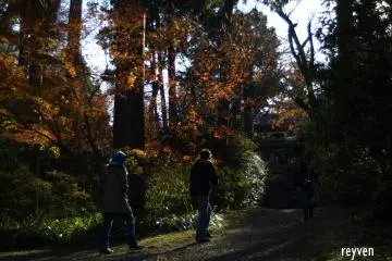 The few who came to the temple this time were mostly foreigners.