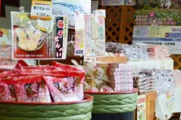 Plum products will be available for purchase, including plum senbei (rice crackers) (Photo: <a href="https://prtimes.jp/main/html/rd/p/000000259.000034888.html" target="_blank" rel="noreferrer noopener nofollow">Seibu Landscape Co., Ltd.</a>)