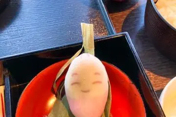 Cute mochi for breakfast