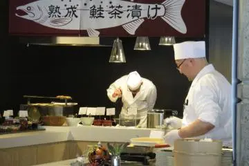 A chef at work