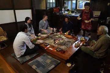 Sit down to a homey dinner at Gonbo no Ie (Photo: Countryside Stays Japan)