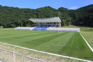 The stadium was built as part of the region's post-disaster reconstruction