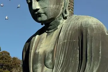 The Daibutsu or Great Buddha of Kamakura