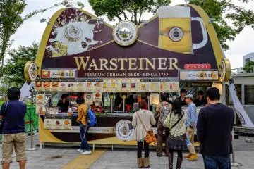 Most beers started at 1,000 yen, with some beers costing up to 2,000 yen