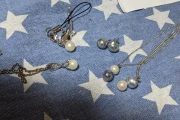 Our finished Pearl Miki jewelry.