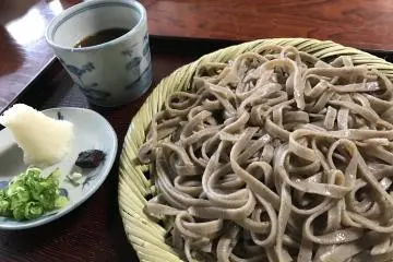 A hearty plate of Gyosha Soba