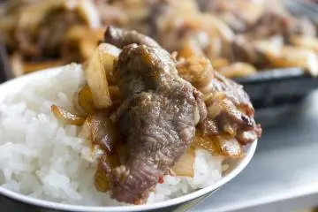 A warm bowl of bara-yaki