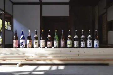 Sample a variety of sake