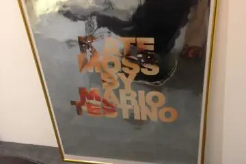 Kate Moss prints by fashion photographer Mario Testino