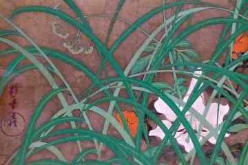 Hoitsu’s white lily (part)
