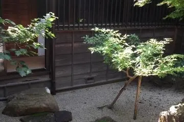The inner courtyard
