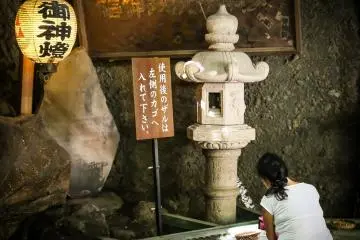Inside the cave