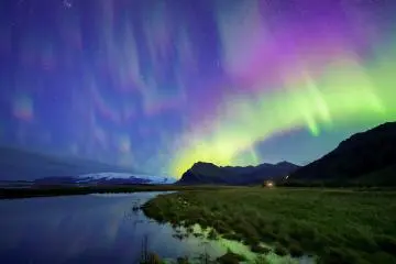 Stars and the Northern Lights in Iceland