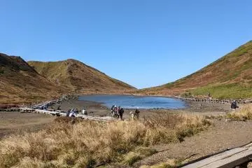 Amida pond near the mountain hut