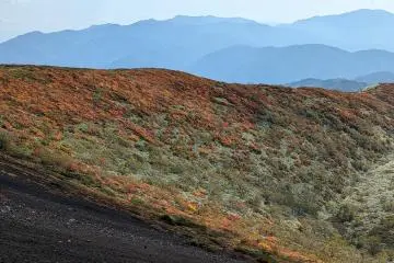 The ridge line at the start of the hike
