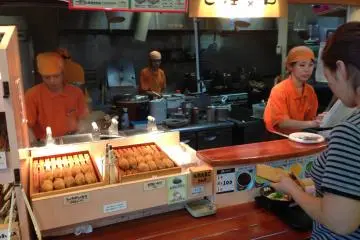 <p>The Uruma City location is in the mall so ordering is done at the counter</p>