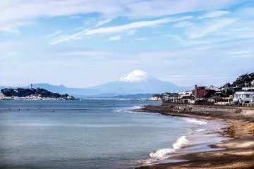 This was one of the rare occasions when I have been able to get a clear view of Mount Fuji