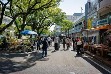 Sunday Market in Kochi City