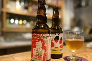 Mango Beer and dozens of craft beer, why not let the wait staff pick one for you?