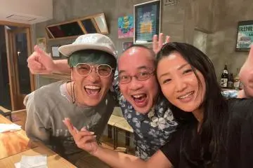 The tipsy trio