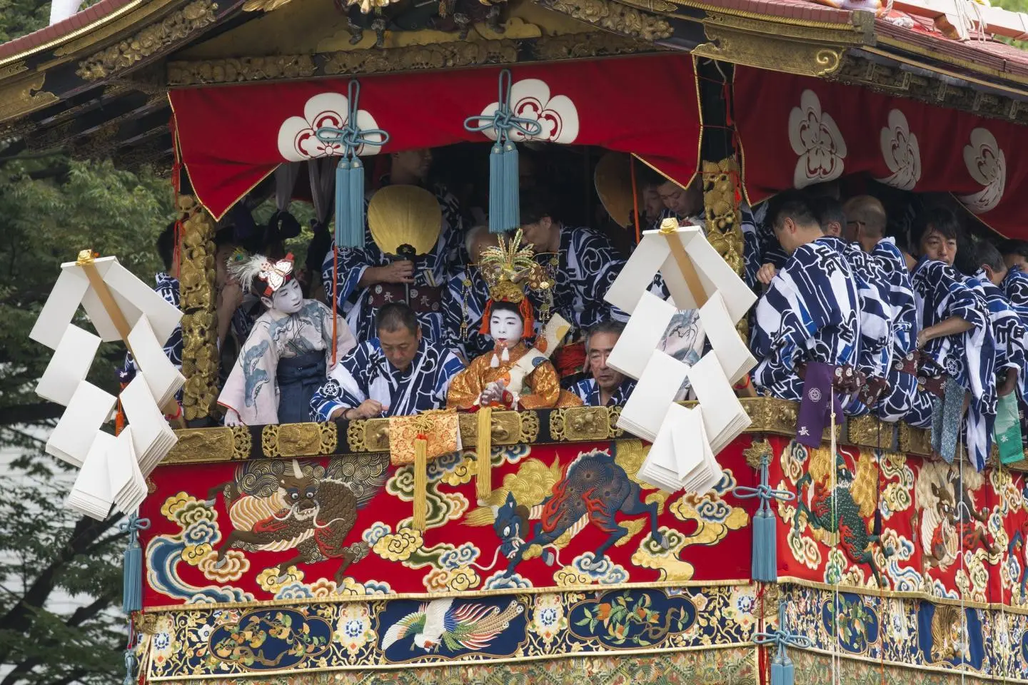 The Gion Matsuri is one of Japan's largest festivals, and it takes place in Kyoto during summer (Photo: Patrick Vierthaler / CC BY-NC-ND 2.0)