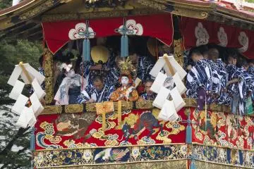 The Gion Matsuri is one of Japan's largest festivals, and it takes place in Kyoto during summer