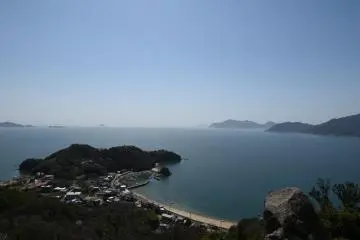 Climbed from the beach