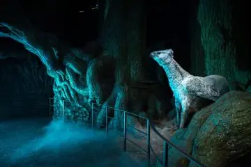 Buckbeak’s waiting in the Forbidden Forest (Photo: Warner Bros. Studio Tour London – The Making of Harry Potter)