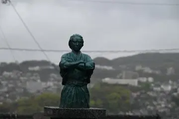 Statue of Ryoma on Ryoma street