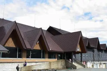 The station at the top of the ropeway