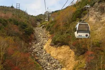 Getting higher up the ropeway
