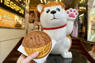 Pose with the Hachiko statue towards the back of the store! (Photo: Maria Ariyama Neumann / JT)