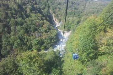 A steep descent