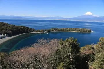 Cape Ose with a great view of Mount Fuji