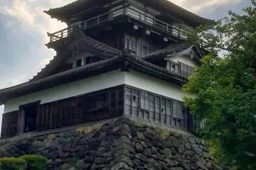 Sunset at Maruoka Castle