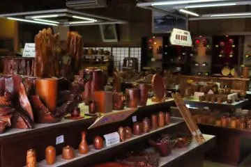 Wood Crafts at Kirishima Folk Art Village