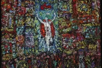 Osaka City II by Sotaro Takanami (2010, oil on canvas)