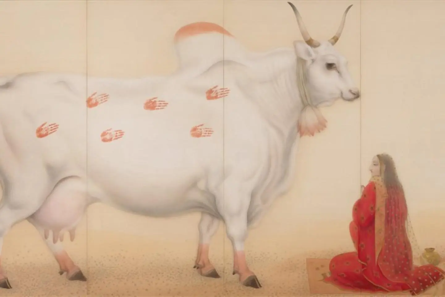 Domoto had a fascination with India, and certain works depict this (Photo: Kyoto Prefectural Insho Domoto Museum of Art)