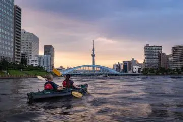 View of Tokyo Skytree from Sumida River (Photo: Fabien Recoquille)