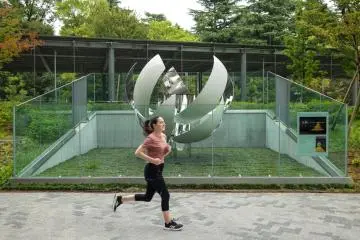 Tokyo 2020 Olympic Cauldron at Japan National Stadium