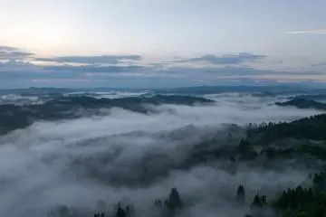 Hoshitoge Rice Terrace at sunrise
