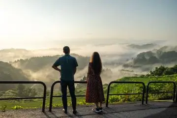 Hoshitoge Rice Terrace at sunrise
